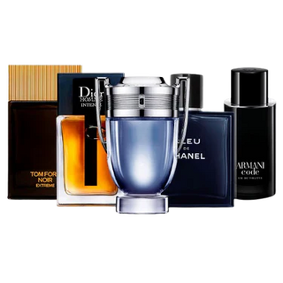 Set of 5 Men’s Perfumes – Tom Ford, Dior, Invictus, Bleu de Chanel and Armani